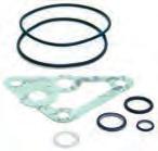 Kylsystem Cooling system INNEHÅLL 281 Packningssatser för oljekylare Gasket kits for oil coolers D30, D31, D32, D40, D41, D42, D43 För oljekylarhus / For oil cooler housing AD30A, AQAD30A, MD30A,