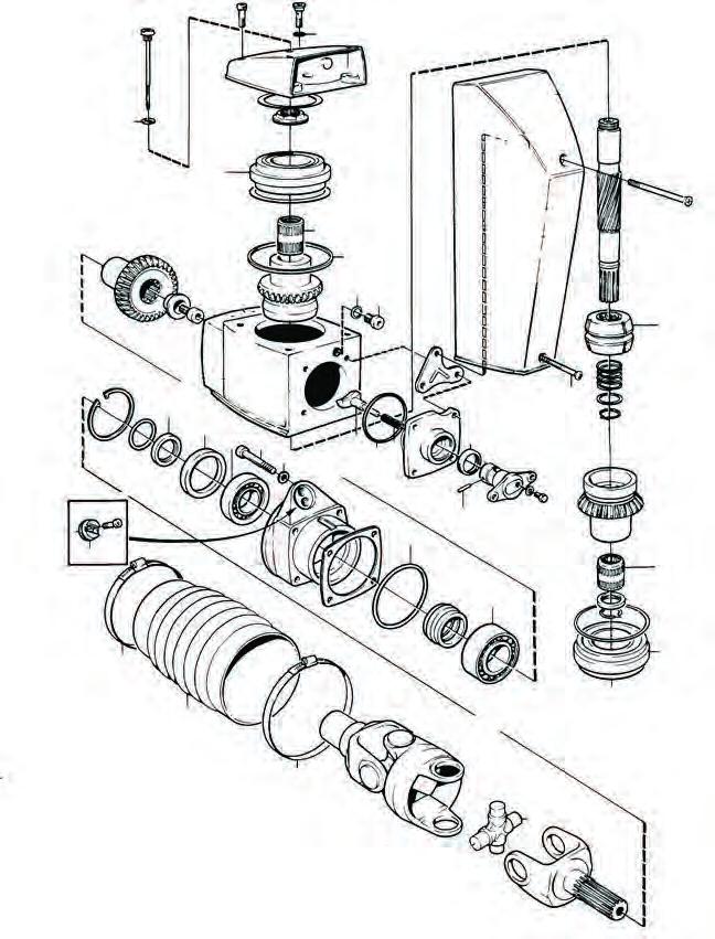 94 Drevdelar Drive parts Överhus/Upper unit SP-C1, DP-C1, DP-D1, DP-E, DP-S1,