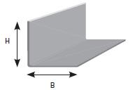 Ventilerad fasadläkt med tätningsremsa 25xz120x3000 4 47200451 VU 25 ZM-0,7 Ventilerad asyetrisk u-profil.