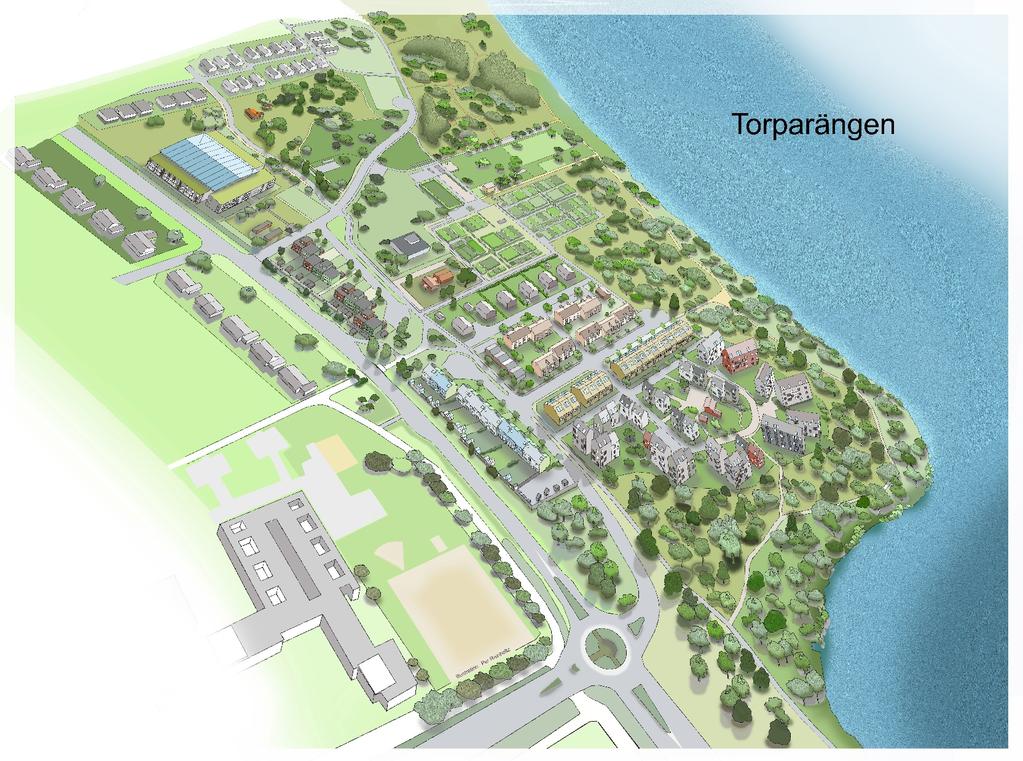 Torparängen Ca 300 bostäder Utbyggnad av