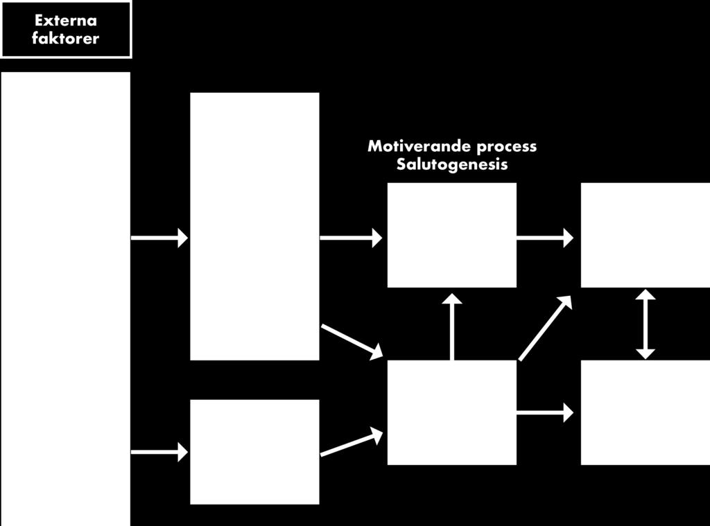 Arbetskrav-resursteorin Arbetskrav-resursteorin som illustreras i Figur 1 kompletterar och integrerar tidigare teorier inom stressforskning och arbetsmotivationsforskning (Bakker & Demerouti, 2014).