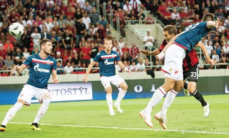V ňom strelila víťazný gól Crvena zvezda (Trnavčan Godál v poslednej minúte nepremenil penaltu), takže na Spartak čaká baráž o postup do skupinovej fázy Európskej ligy.