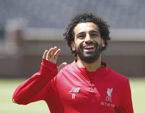 To by sa mu mohlo splniť už na budúci mesiac. Mohamed Salah FOTO SITA/AP Ester Berdychová očami manžela.