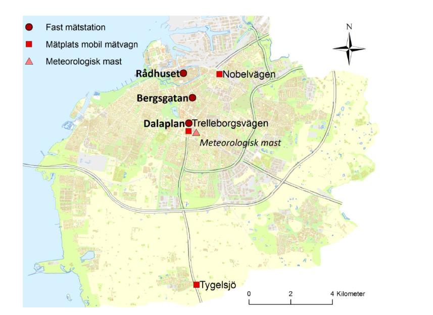 BESLUT 4(9) Luftkvalitet Luftkvaliteten har kontrollerats både genom beräkningar och genom mätning. Med hjälp av trafikstatistik beräknas halter där det inte sker några mätningar.