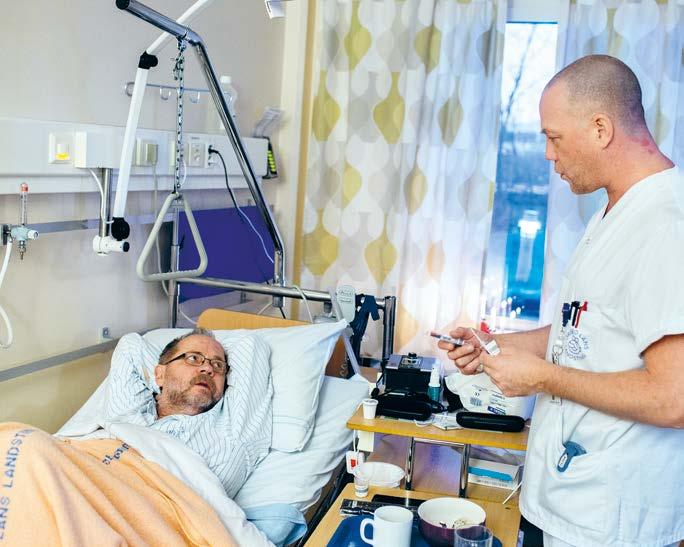 Vad betyder det för en patient att få VRI? PATIENTEN BENGT Bengt, 70 år kom till sjukhuset efter en fallolycka. Röntgenundersökningen visade en höftfraktur som han opererades akut för.