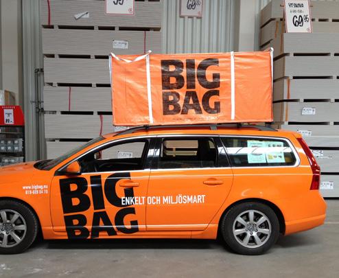 dig. BIG BAGs finns idag hos de flesta välsorterade bygghandlare.
