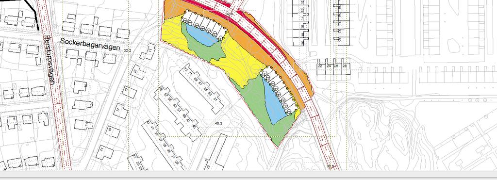 Indata till beräkningar av trafikbuller kommer från WSP City Development.