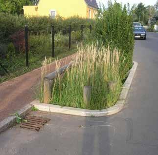 Foto: Stockholm Vatten Foto: WRS Nedsänkt växtbädd kallas också biobädd eller regnträdgård (rain garden eller bioretention cells