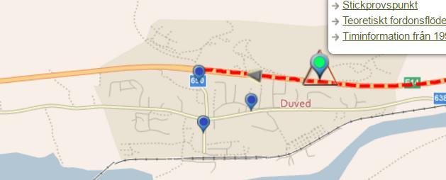 Bilaga 5 I denna bilaga redovisas de trafikdata som hämtats från Trafikverkets Klickbara karta.