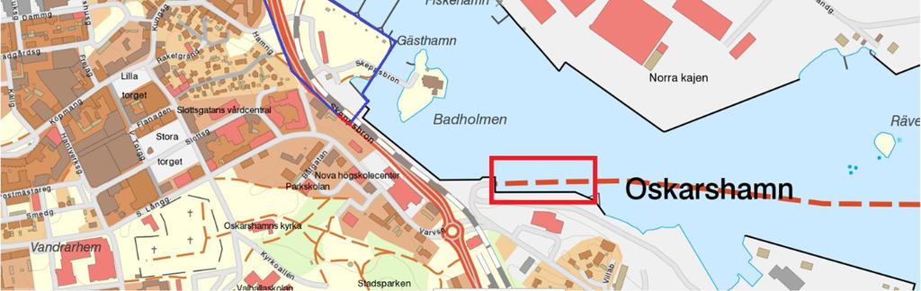 WSP kustik har tidigare utfört en bullerutredning inom samma område: TR101173 MKB Inre Hamnen i Oskarshamn Bullerutredning (WSP, 2015-06-03).