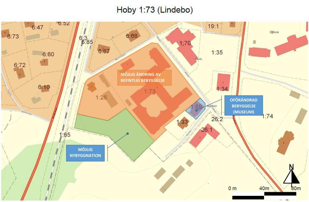 4.7 LINDEBO - PLANSTRUKTUR Figur 3 Kartskiss med