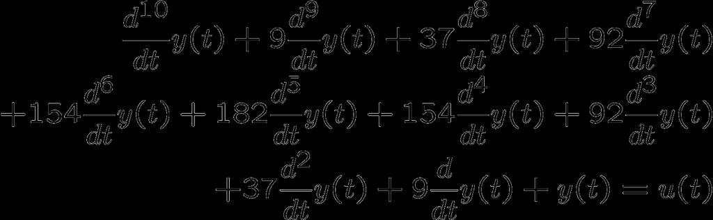 Karakteristiska ekvationen 13 Ett antal rötter i -1, samt ett antal komplexa -0.5±0.