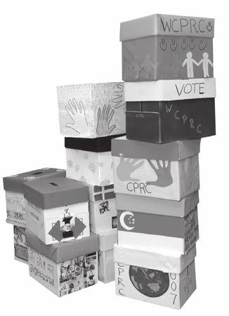 WCP-PROGRAMMET I SJU STEG STEG 4: Global Vote World s Children s Prize-programmet innehåller en global världsomröstning.