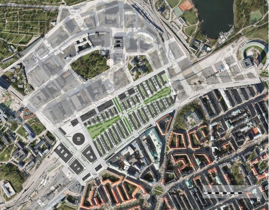 Sida 3 (10) Illustration Hagastaden Inom projekt Hagastaden har 13 kvarter markanvisats till olika byggherrar.