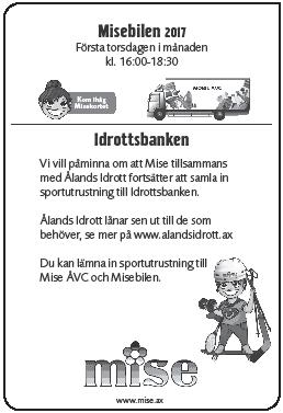 LUMPARLANDS KOMMUNS INFOBLAD SIDA 13 Lumparlands avdelnings kondoleanser kan
