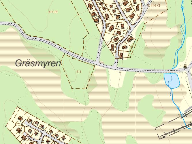 4 PLANDATA 4.1 Lägesbestämning och areal Planområdet är i huvudsak beläget inom detaljplan Nr 299 (Gräsmyren) och till viss del i detaljplan nr 314 (Branäsberget Centrum).