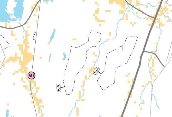 Förbindelsebehov av naturgasledning Beskrivning av beteckningen: Med beteckningen anges alternativa förbindelsebehov för en naturgasledning.