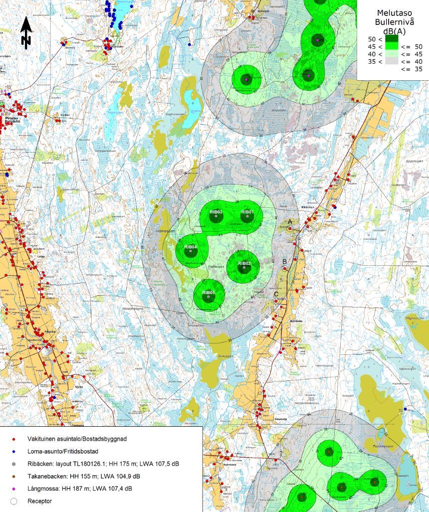 6.8 Konsekvenser för försvarsmaktens funktion, sjöfarten samt luftfarten Före beviljande av bygglov skall anhållas om flyghinderstillstånd för alla vindkraftverk enligt Luftfartlagens (864/2014) 158.