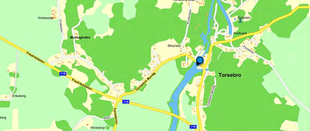 Lokalnamn: 622068 139564 Torsebro ned bron Nästa och även den sista lokalen i Helge å är belägen strax bredvid den först nämnda lokalen fast på den
