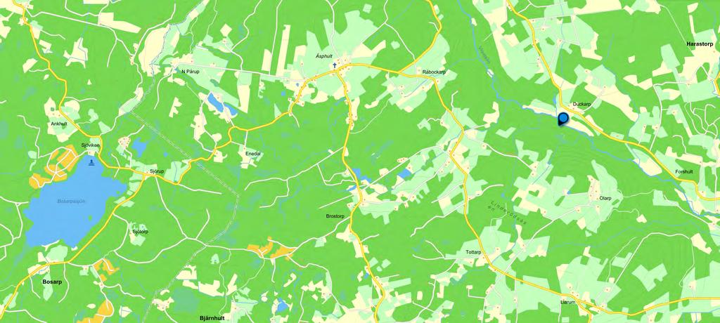 Lokalnamn: 620661 137756 Duckarp Nästa lokal är återkommande längre norrut.