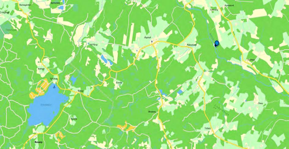 Lokalnamn: 620726 137674 Råbockarp För att nå nästa lokal tar vi oss nordost från Bosarpssjön mot det lilla