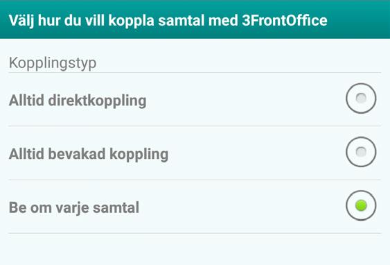 hittar du inställningarna direkt i appen 3FrontOffice.