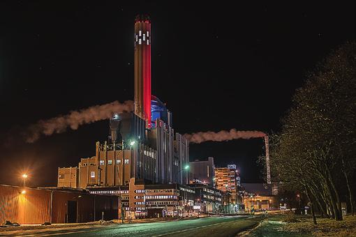 Foto: Micke Falk. Elens dag firas med ett lysande Kraftvärmeverk och nya laddstationer. Elens dag, som är instiftad av branschföreningen Energi före tagen Sverige, firas den 23 januari.