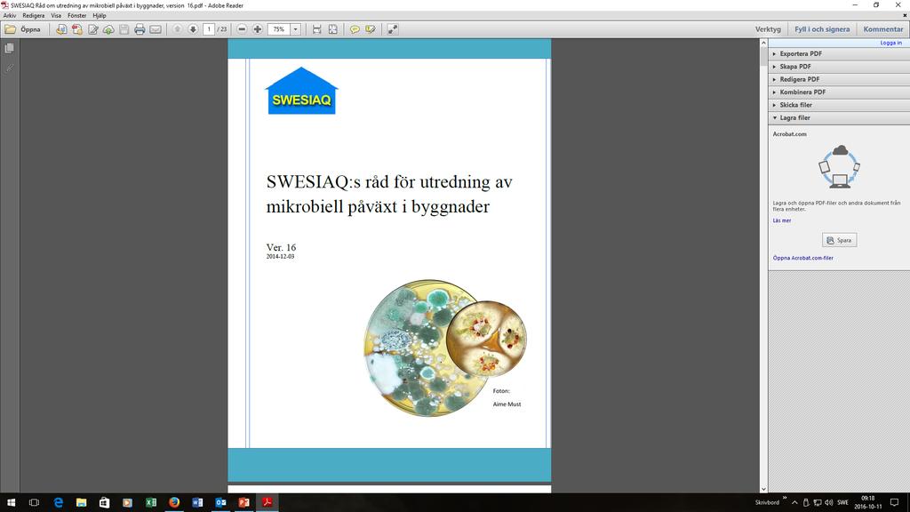 17-09-28 Forskning om luftföroreningar/ohälsa Koldioxidhalter över ca 1000 ppm kopplade till upplevelse av instängd luft men bara om källan är människor - Detta motsvarar ca 10 l/s per person