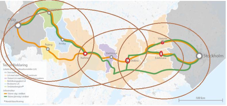 Arbetsmarknadsnyttor Med fler tåg, nya stationer och kortare