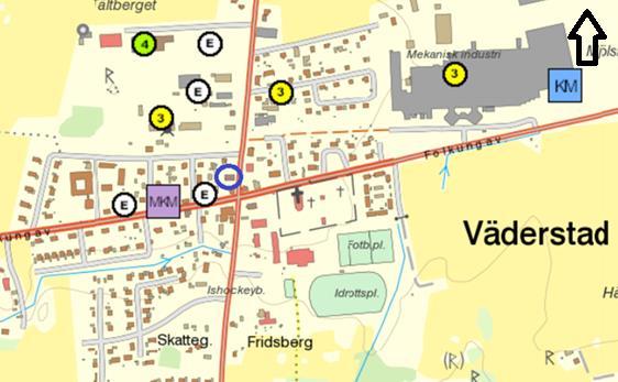 3.2 BESKRIVNING AV UNDERSÖKNINGSOMRÅDET OCH NUVARANDE VERKSAMHET Undersökningsområdet utgörs av en gräsyta och tillhör trädgården till konditoriet. Omkringliggande fastigheter utgörs av bostäder.