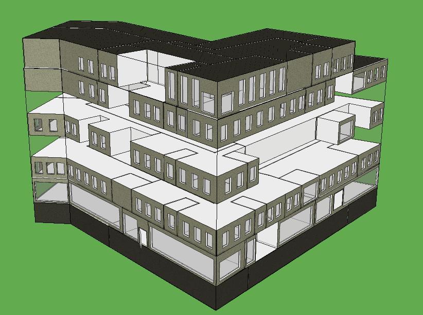 Teknisk rapport 22 Köldbryggeandel 26,5% Köldbryggeandel av transmissionsförluster Atemp 2354 m 2 3.