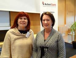Helena Törnqvist, arbetslivsintendent på Arbetets museum, berättade om sitt givande arbete med arbetslivsmuseer.