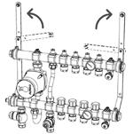 Cirkulationspump - Grundfos Alpha L Grundfos Alpha L har sju valbara inställningar som väljs med hjälp av tryckknappen under ljusfälten. Valet av inställning beror på systemtyp och redovisas nedan.