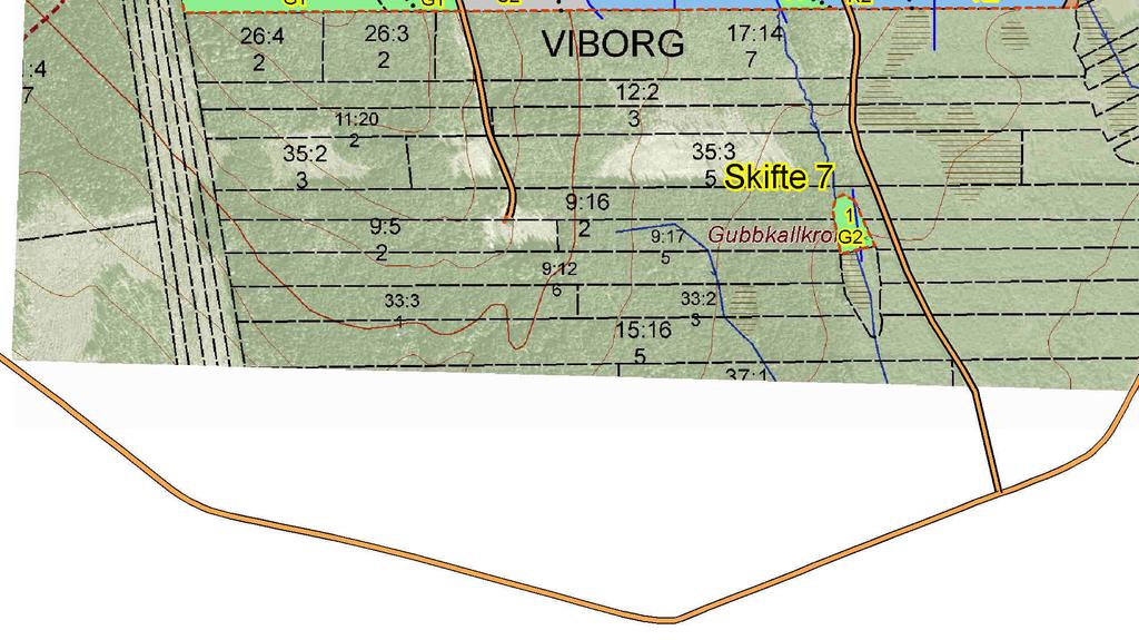 SKOGSKARTA Plan Viborg 3:3 Församling Orsa Kommun Orsa Län