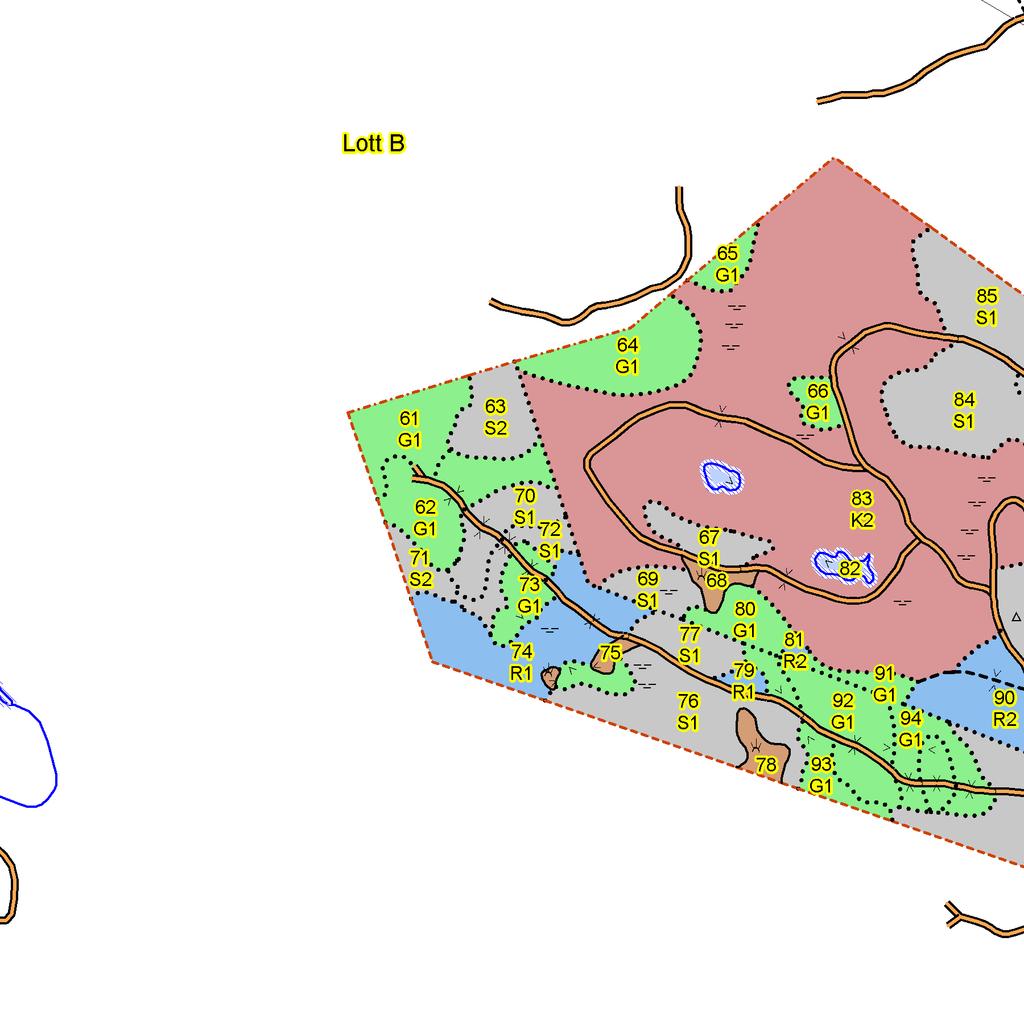 1:10000 500 m Bydelen