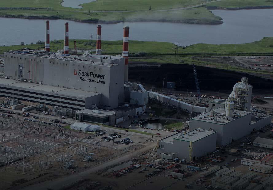 I drift sedan mer än två år Unit 3, with CO 2 capture CO 2 stripper Absorption tower Boundary Dam, Canada.