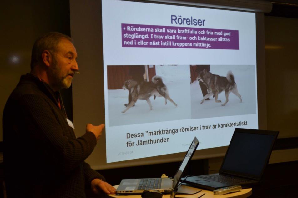 Exteriördomarkonferens i Lycksele den 4-6 mars 2016 I dagarna tre har Svenska Älghundklubben tillsammans med Specialklubben för Skällande Fågelhundar arrangerat en exteriördomarkonferens.