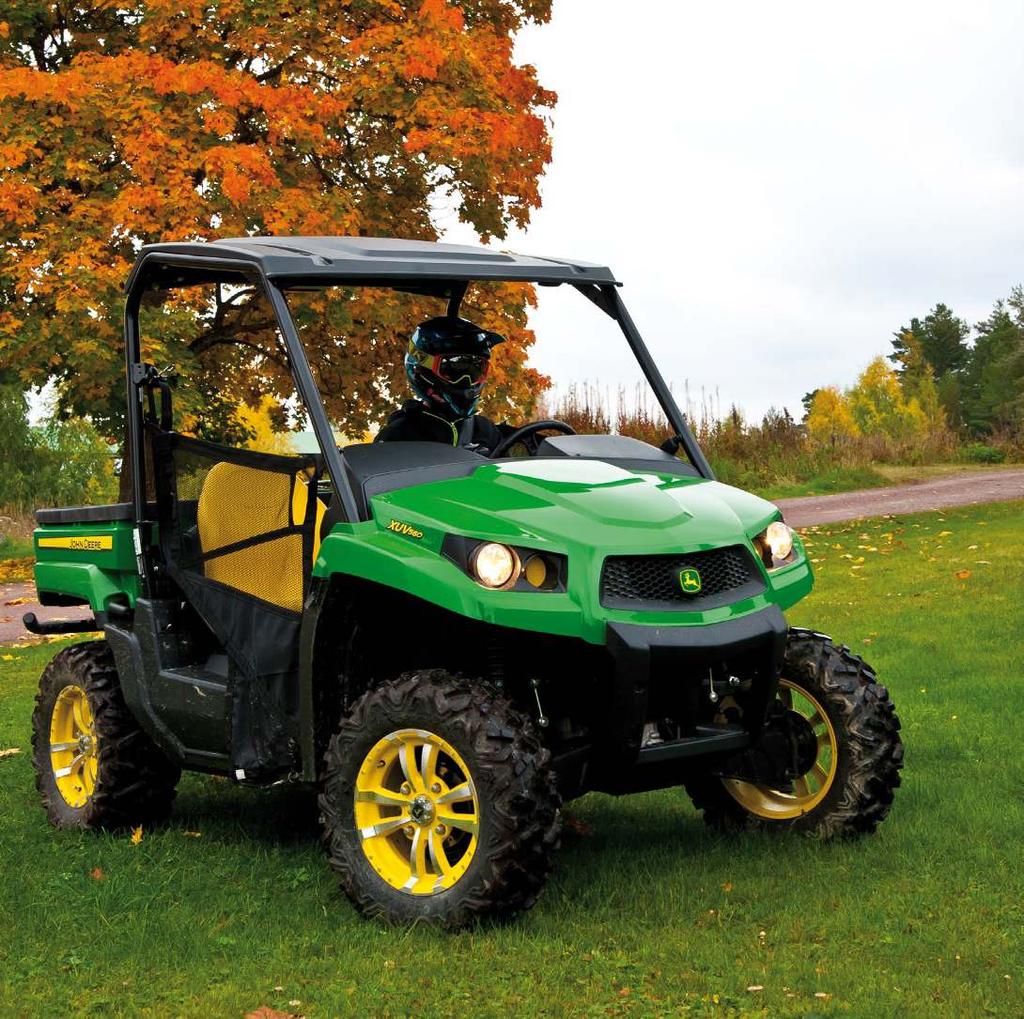 John Deere gator Mer än bara TrakTorer Stora och anrika John Deere har även maskiner för oss vanliga dödliga.