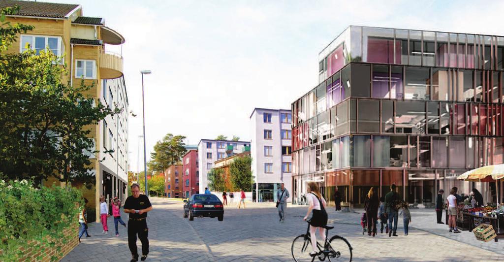 Detta skulle innebära att stadsmiljön ändrar karaktär i vissa delar, vilket ställer stora krav på stadsbyggande och dialog med boende och andra berörda intressenter.