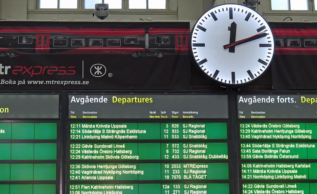 68 Figur 4.2: Annonskampanj för MTR Express på Stockholm C hösten 2015.