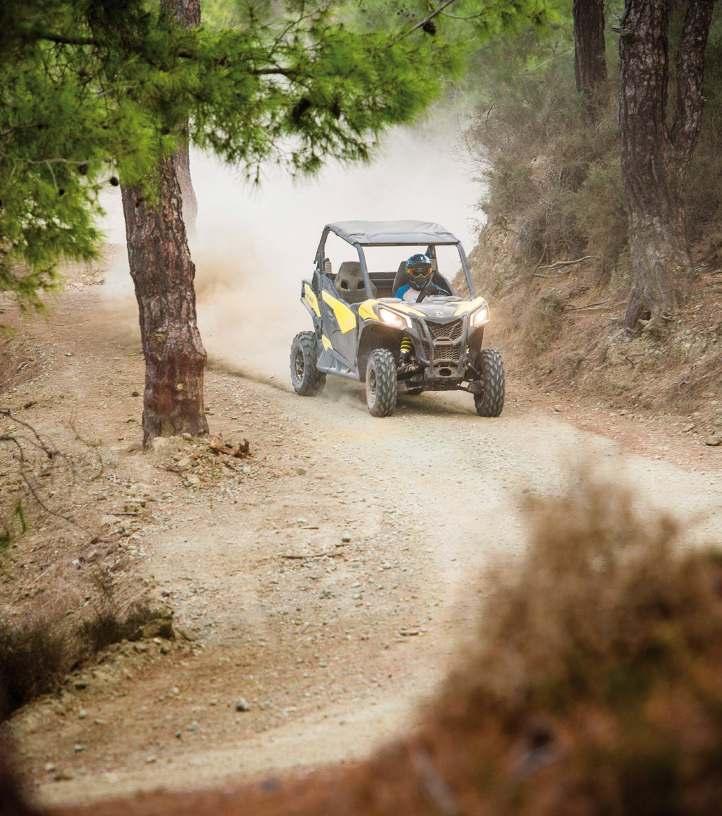 Provkörning Can-am maverick Trail tur dels på grund av motorn men också på grund av dörrarna.