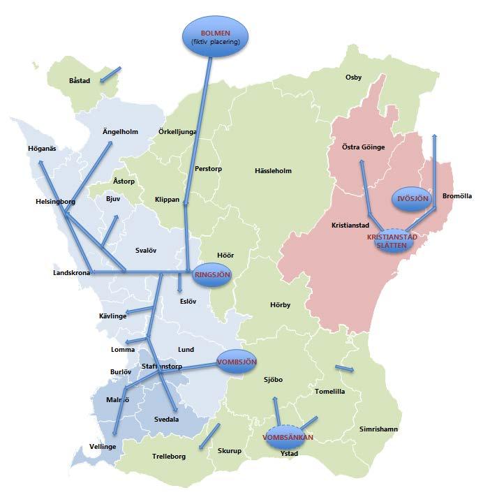 Vattenförsörjningen i Skåne idag bygger till stor del på samverkan 33 kommuner 1,3 miljoner människor Kommunala