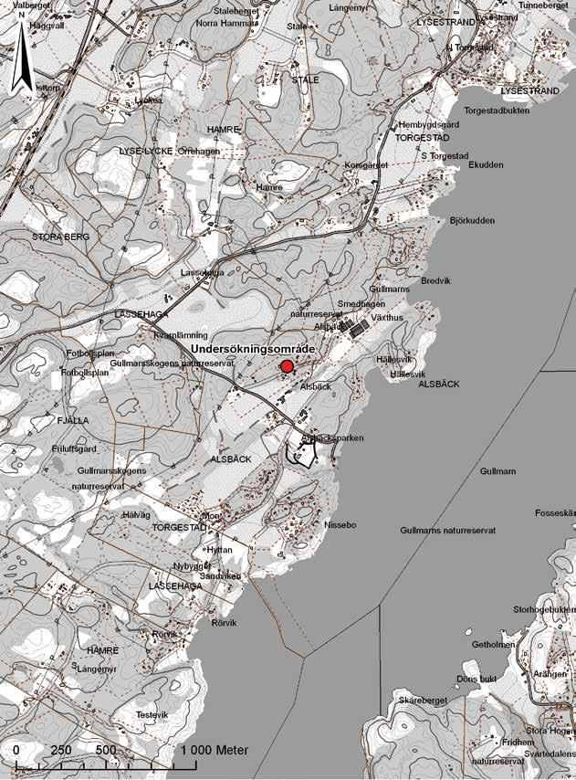 Schakt för avloppstank inom Lyse 176:1 5 Figur 2.