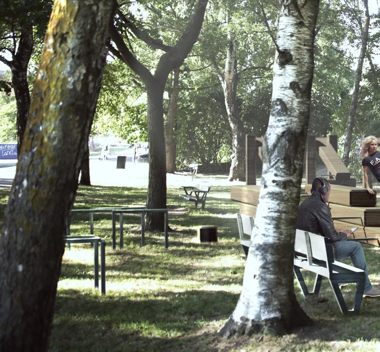 Naturparker Trä & Naturmaterial Naturparken är en anläggning byggd av främst förnybara eller redan befintliga naturmaterial.