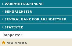 Statistik Statistikfunktionen tar fram olika typer av uppgifter för anslutna vårdmottagningar i ditt landsting/region, samt uppgifter om registrerade konton.