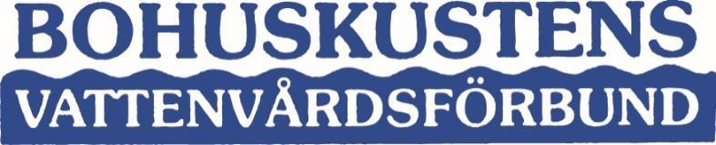 Bohuskustens vattenvårdsförbund Verksamhetsberättelse för 2016 Bohuskustens vattenvårdsförbund