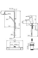 CA) Mora Inxx A1 termostatblandare Duschanslutning upp Kompenserar temperatur- och tryckvariationer Utsprång med väggbricka 60 mm (Föravst.