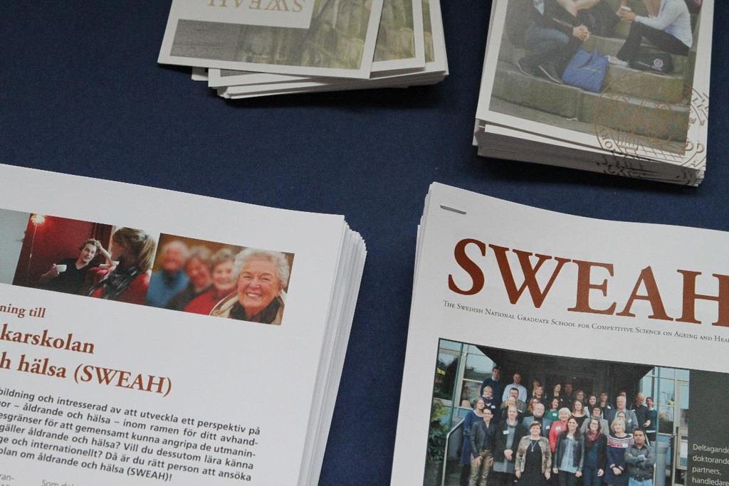 Aktivitetsrapport till Vetenskapsrådet I juli skickade ledningen för SWEAH in aktivitetsrapport för de första tre verksamhetsåren till Vetenskapsrådet, ämnesrådet för medicin och hälsa.