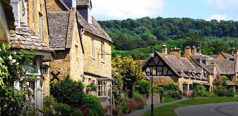 Club Eriks noga utvalda upplevelser Club Eriks mat- & vinresor Kulinarisk weekend på engelska landsbygden England Det böljande gröna landskapet i Cotswolds, vackra slott och trädgårdar, idylliska