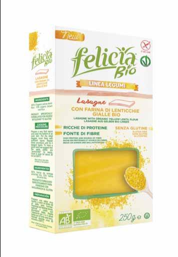 glutenfri Lasgneplattor - majs + ris Lasagneplattor - gula linser Felicia Bio Vikt/gram Art.